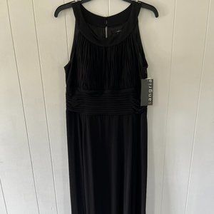 Sangria Black Maxi Gown Dress